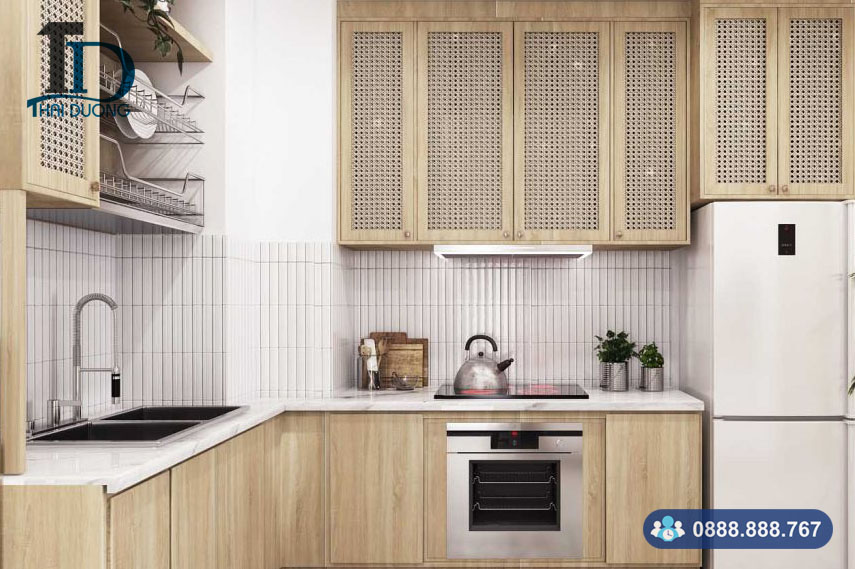 Tủ bếp cánh mây