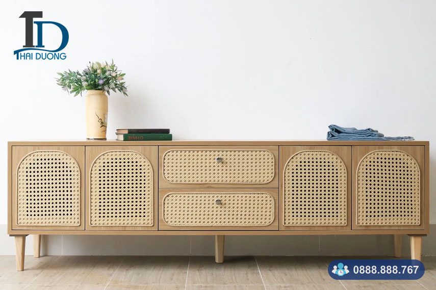 Tủ kệ tivi cánh mây